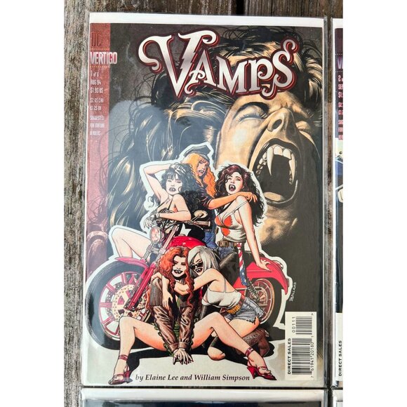FULL RUN DC Vertigo Vamps Comic Book Set of 6 Elaine Lee & William Simpson ©1994 - Picture 2 of 7